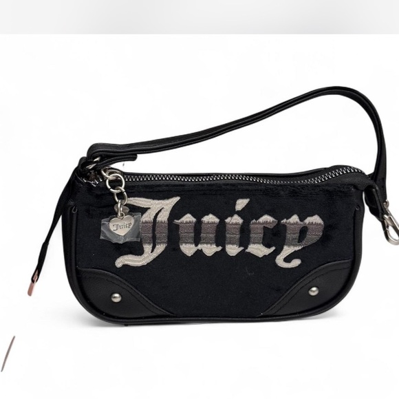 NEW Juicy Couture Black and Silver Shoulder Bag - Picture 2 of 7